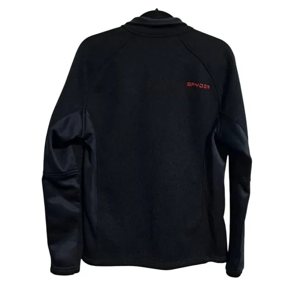 Spyder Outbound Half-Zip Sweatshirt Pullover Men Size M Red Logo & Trim Activewe - Picture 9 of 12